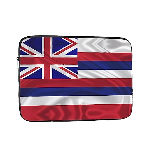 Flag Of Hawaii American Laptop Sleeve Case 17 Inch Suitable For Notebook Computer Tablet Traveling Carrying Simple Case