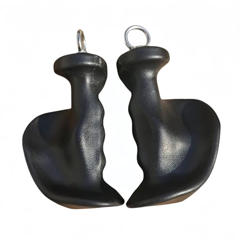 2個セット トレーニングハンドル | 家庭用フィットネス・懸垂・ケーブルマシン対応 | 上腕三頭筋強化・多用途プルダウンハンドル | TPE&PP&ステンレス製 耐久グリップ