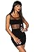 Produktbild Hochwertiges Mini-Kleid mit transparenten Einarbeitungen aus Netz, Größe Atixo:XS