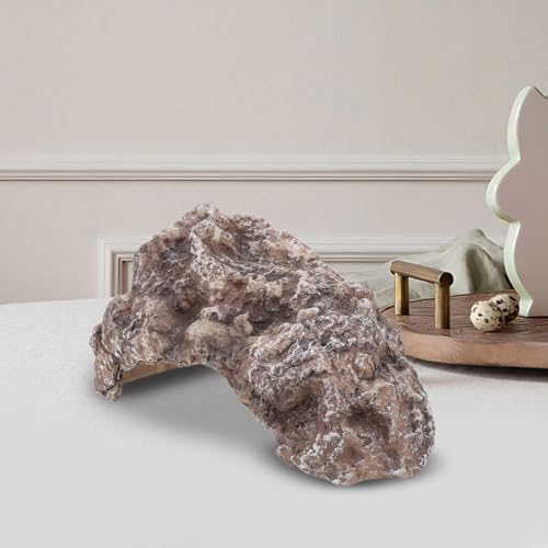 Cachette en résine pour reptile et aquarium Yarnow décor rocher
