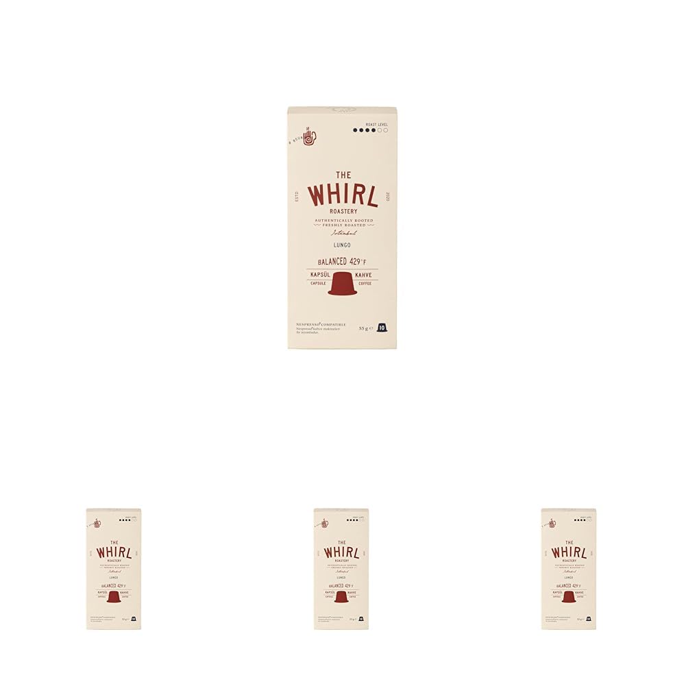 The WHIRL Espresso Lungo Balanced Kapsül 55 G (4 paketi)
