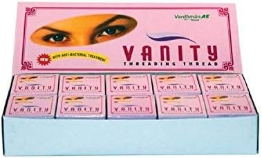 VANITY Eyebrow Threading Anti Bacterial Cotton Thread - Pack of 10 Rolls