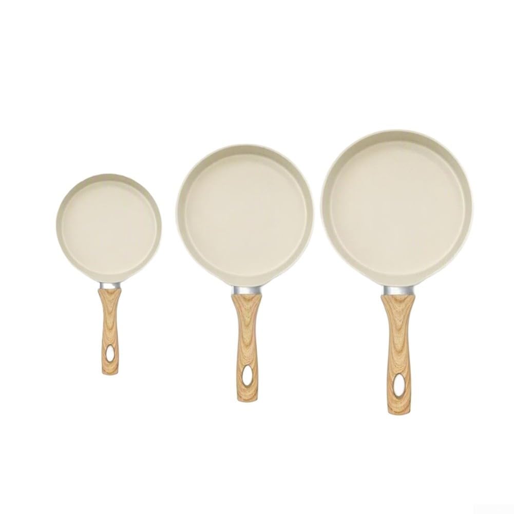 QOXEZY Set 3 Teglie Pizza 22-28cm Alluminio Rivestimento Pietra