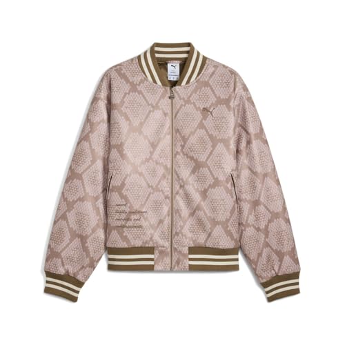 PUMA Mens Special Items Year Of The College Jacket Athletic Outerwear Casual - Beige - Size M