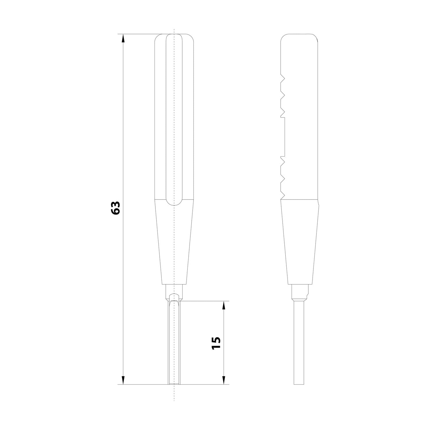 09990000171 Harting Montage-/Demontagewerkzeug für Kontaktart: gestanzte D-Sub Crimpkontakt Querschnitt 0,09mm² - 0,56mm² / AWG28 - AWG20 - 1 Stück | Geeignet für gestanzte Kontakte mit Querschnitt 0,09mm² - 0,56mm² und AWG 28 - 20, robustes Werkzeug, 1 S