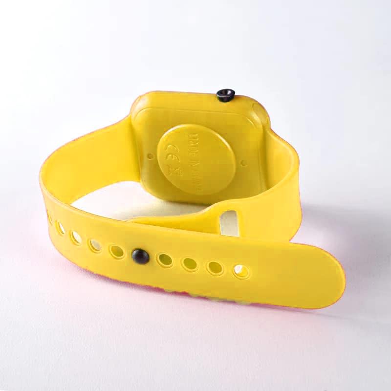 Image of Goldenize Fashion Luminous LED Display Fashionable Children Digital Watches Waterproof Sports Square Electronic Led Watch for Kids, Boy & Baby Girls - Digital Watch for Kids (Yellow)