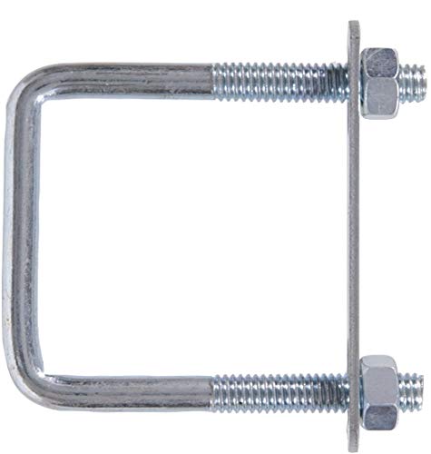 Image of Hardware Essentials Square U-Bolt Zinc (5 /16 inch-18 X 5 inch X 2 inch)