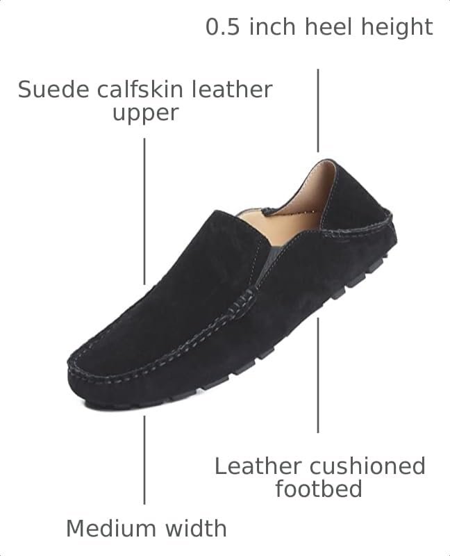 Image of Go Tour Handmade Mens Casual Loafers Moccasins Slip On Driving Shoes