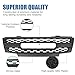 Matte Black Front Grill Compatible with 2009-2016 Nissan Frontier, Durable ABS Plastic, Easy to Insatll & Clean, Anti-Fading, Not Block Airflow, Sleek Design, OE Direct Replacement
