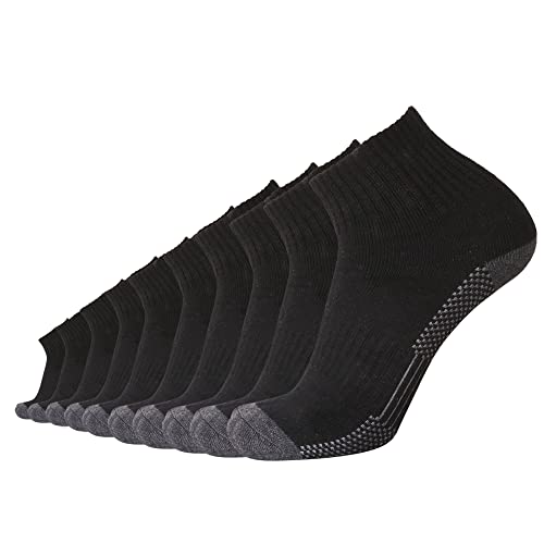 Image of EnerWear 10P Pack Unisex Cotton Moisture Wicking Cushion Ankle Socks