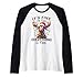 It's Fine I'm Fine Everything is Fine Shirt Christmas Moose Raglan Baseball Tee