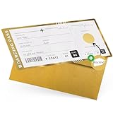 usa geschenke mitbringen KRÄFTIGER, EDLER DESIGN-KARTON - Die Flugticket Grußkarte besteht aus besonders kräftigem, hochwertigen Postkartenkarton (kräftiger, als bei vielen anderen Karten). Das verleiht dem Flugreise Gutschein eine edle Haptik und gute Stabilität.