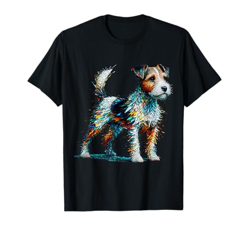 Polygon Art Parson Russell Terrier T-Shirt