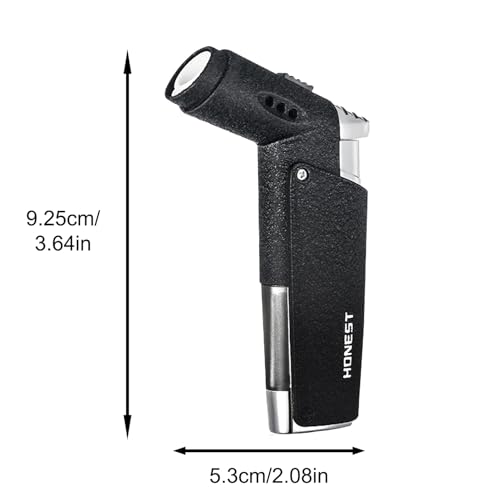 Encendedor Jet Flame para Cigarro Recargable de Butano miniatura 2