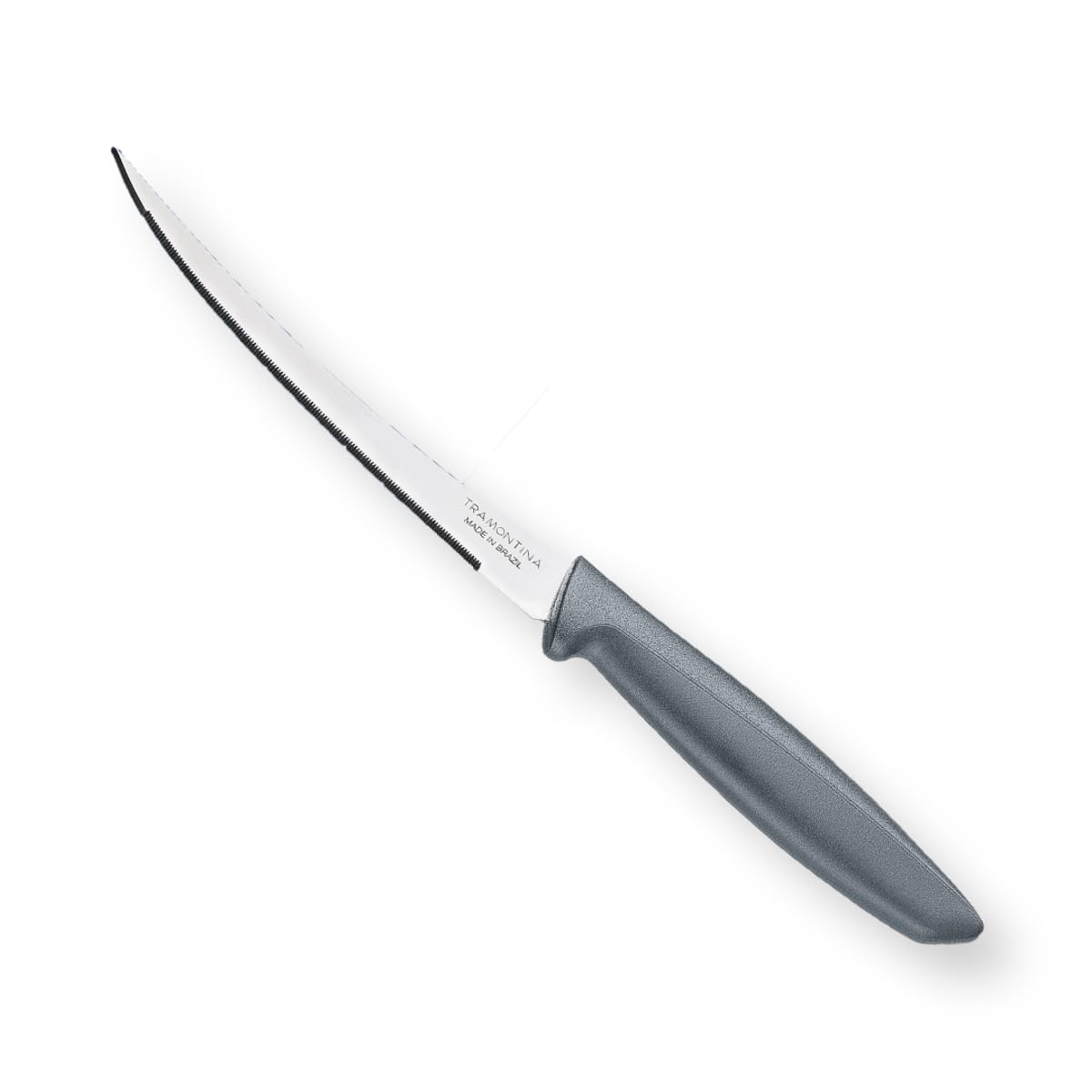 TRAMONTINA Plenus Stainless Steel Tomato Knife/, 12cm/4.7" | Grey | Micro-Serrated Edge/Wavy/Serrated Edge Knife | Polypropylene Handle | Dishwasher Safe | 5 Year Warranty* | Made in Brazil (B0D28VJGVY) Amazon Price History, Amazon Price Tracker