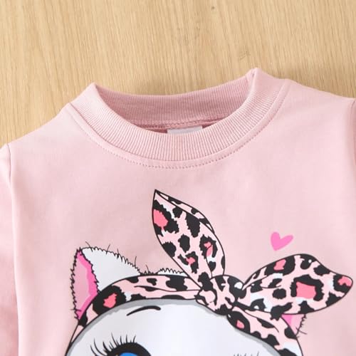 Image of Axumity Toddler Baby Girls Clothes Long-sleeve Tie Dye Hoodie Sweatshirt Pants Hooded Outfit Set