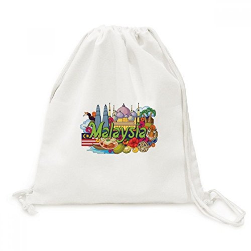 Sac de voyage léger style graffiti Malaisie idéal pour vos excursions urbaines