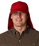 ADAM'S HEADWEAR EXTREME OUTDOOR HAT - UPF 45+ (Red)
