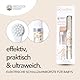 Matchstick Monkey Baby Elektrische Zahnbürste - Sanfte Reinigung für Babys & Kleinkinder - 3-36 Mon. - ultraweiche Borsten & BioCote® Schutz - Schallzahnbürste - inkl. Batterie (Giraffe)