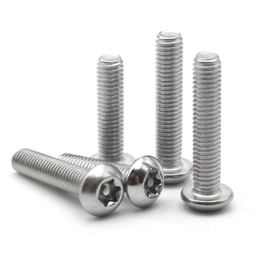 Vis de sécurité M3 x 14mm六角星形带柱 en acier inox 304 premium lot de 50