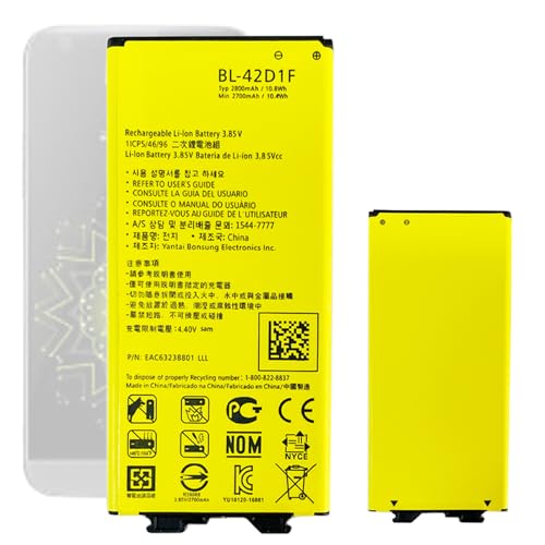 Aousavo BL-42D1F batería de Repuesto Compatible con LG G5 VS987 H820 H830 LS992 US992 H850 H858