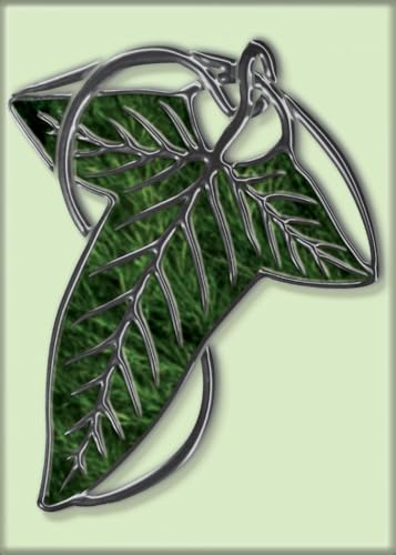Imán decorativo Lord of The Rings Leaf of Lorien 2.5" x 3.5" miniatura 1