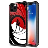 ZHEGAILIAN iPhone 13 Pro Max Case,James Bond Plexiglass Case,iPhone 13 Pro Max Cases for Boys and Me