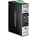 TRENDnet 8-Port Industrial Gigabit Ethernet DIN-Rail Switch, TI G80, 8 x Gigabit Ethernet Ports, IP50 Rated, 16Gbps Switching Capacity, NDAA TAA Compliant, Lifetime Protection