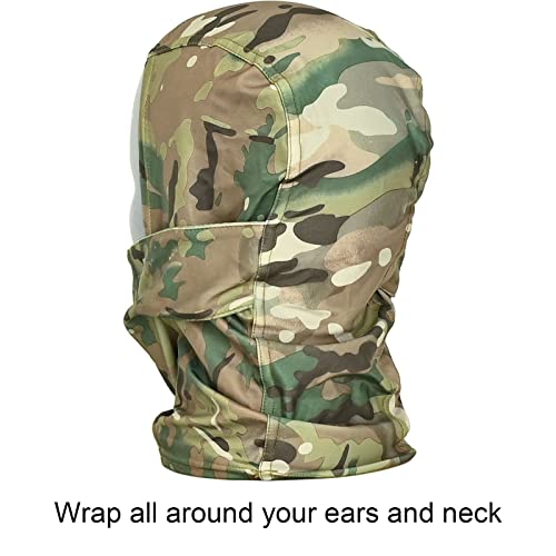 Balaclava Mesh Face Mask – Tactical Airsoft Protective Mask With Steel Mesh, Ninja Style Hood