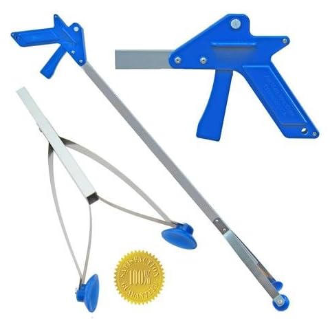 ArcMate 26" EZ Reacher Standard - Grabber Reacher with 5 lb. Pickup Capacity, 4.5" Wide Fingers, Heat Resistant Silicone Tips, and Aluminum Shaft - Grabber Tool for Elderly, Post Op, Accessibility Cover