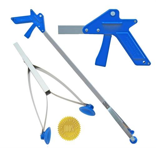 ArcMate 22" EZ Reacher Standard - Grabber Reacher with 5 lb. Pickup Capacity, 4.5" Wide Fingers, Heat Resistant Silicone Tips, and Aluminum Shaft - Grabber Tool for Elderly, Post Op, Accessibility by ArcMate - Used condition - US$24.24