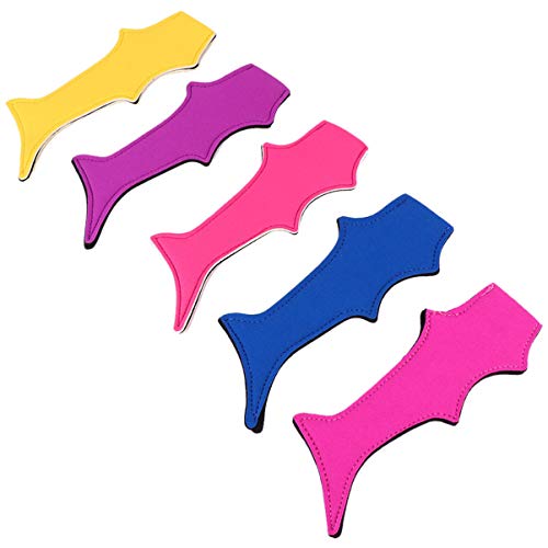 Hemoton - 5 peças de sacos para picolé com mangas de tubarão e gelo e congelador, capas reutilizávei