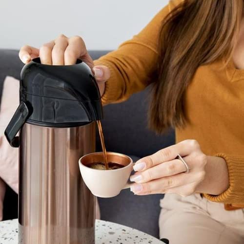 Thermal Coffee Carafe, 34oz/1L Insulated Double Walled - View #12