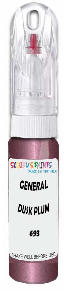 Touch Up Paint Compatible With General Motors Corp Dusk Plum 693 Scratch Fix Automotive Purple Car (20Ml)