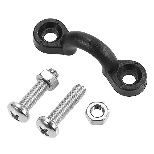 KKmoon Kit de carrinho de âncora com anel de amarração de roldana de grampo de corda para caiaques e