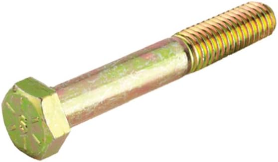 85880 1/2 Inch-13 x 4-1/2 Inch Yellow Zinc-Plated Coarse Thread Grade 8 Cap Screws, 10-Count