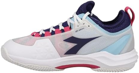 Amazon | Diadora Speed Blushield Fly 4 + W Clay (ホワイト/ブルー