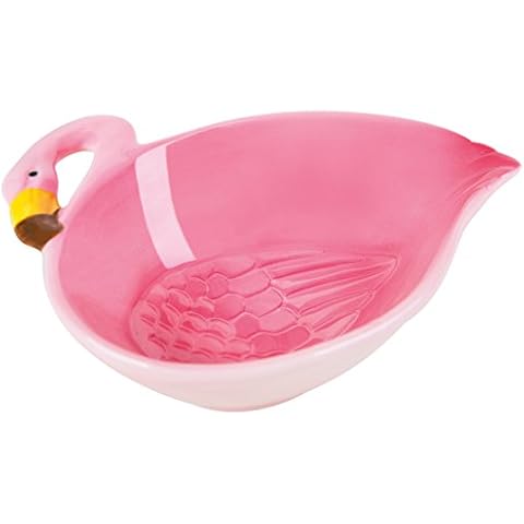 Excelsa Tropical Fenicottero Shaped Bowl Cover