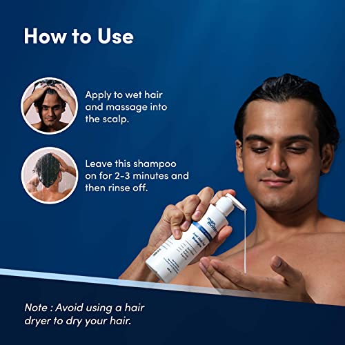 Man Matters Double DHT Blocking Anti Hair Fall Shampoo With Saw Palmetto, Caffeine, Biotin & Argan Oil, Therapeutic Grade & Dermatologically Formulated (Pack Of 2)