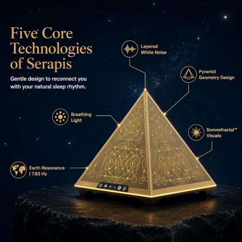 Serapis 5-in-1 Sleep Sound Machine for Noise, Busy Minds & Light Sleepers - 1