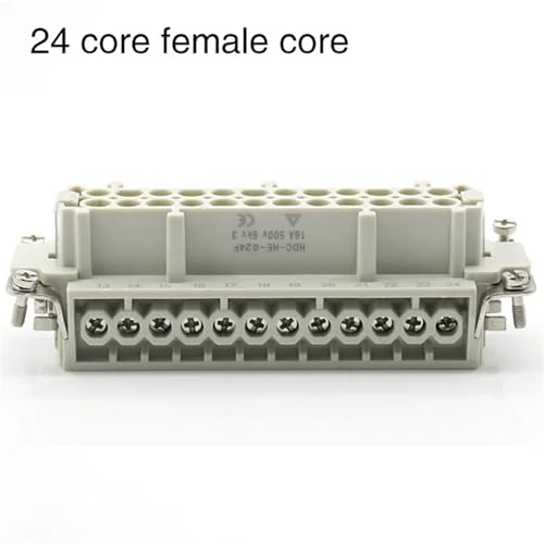 Conector Aviación Macho y Hembra 24 Pines AAHSHPNV miniatura 2