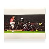 Exclusive Memorabilia Paul Scholes Signed Manchester United Football Photo: Strike