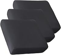 Vista 19 de HOOBUY Funda de cojín impermeable de 1 pieza, elástica para sofá, protector de muebles con elástico, adecuado para sillón, sofá biplaza, sofá de 3