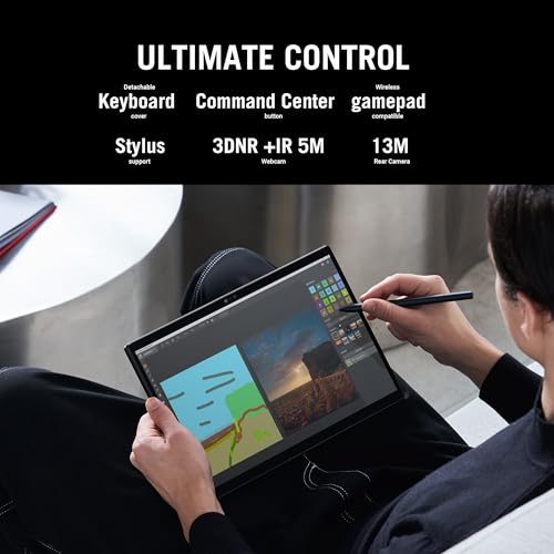 Image of ASUS ROG Flow Z13 (2025) Gaming Laptop, 13 inch ROG Nebula 16:10 2.5K 180Hz /3ms, AMD Ryzen AI MAX+ 395, RDNA 3.5 Graphics, 128GB LPDDR5X 8000MHz, 1TB PCIe Gen 4 SSD, Wi-Fi 7, Win 11 Pro, GZ302EA-XS99