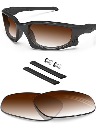Image of BLAZERBUCK Polarized Replacement Lenses&Sock Kit for Oakley Split Jacket OO9099 Sunglass