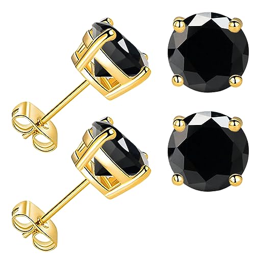 Boucles d'oreilles or 9 carats Yulovee et cristaux la haute joaillerie fine