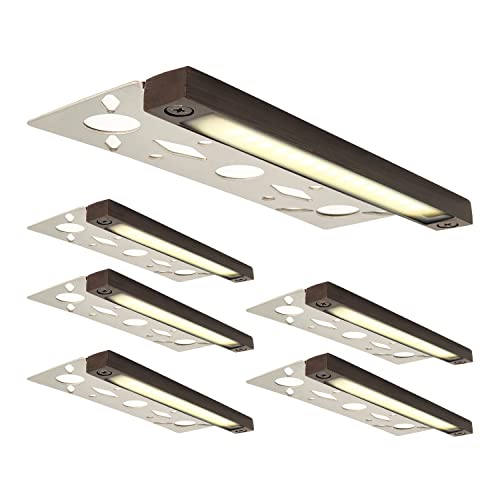 LUMENGY 7-inch 3w Super Slim LED Brass Hardscape Light, 3