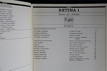 Paperback Retina 1: Revue Des Artistes [Italian] Book