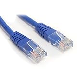 StarTech.com Cat5e Ethernet Cable - 6 ft - Blue - Patch Cable - Molded Cat5e Cable - Short Network Cable - Ethernet Cord - Cat 5e Cable - 6ft (M45PATCH6BL)