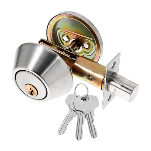 AUTSUPPL Hidden Door Lock Locking Auxiliary Stainless Steel Dead Bolt Lock for Interior Doors Secure Latch